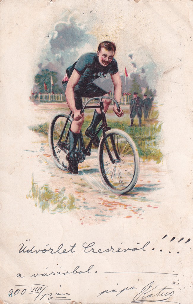 [142] Bicikliző férfi , Cece 